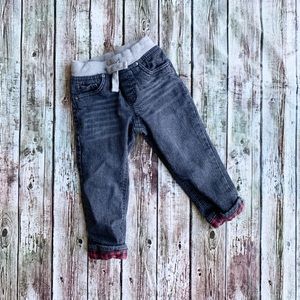 Flannel Lined Toddler Jeans